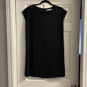 Black dress with Gold zippers on sides